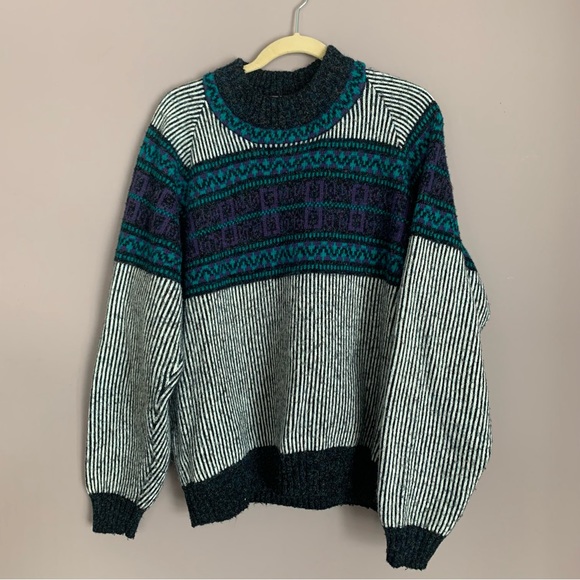 Vintage grandpa sweater size L - Picture 2 of 5